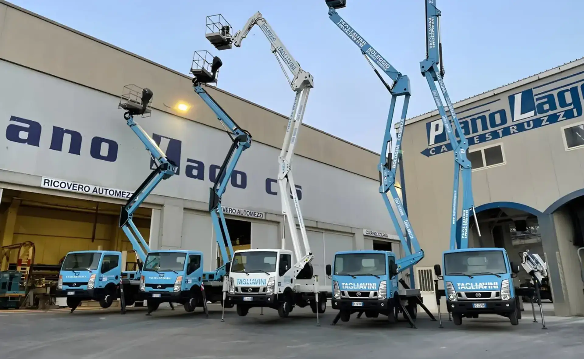 Noleggio piattaforme aeree escavatori e mezzi edili Cosenza Calabria